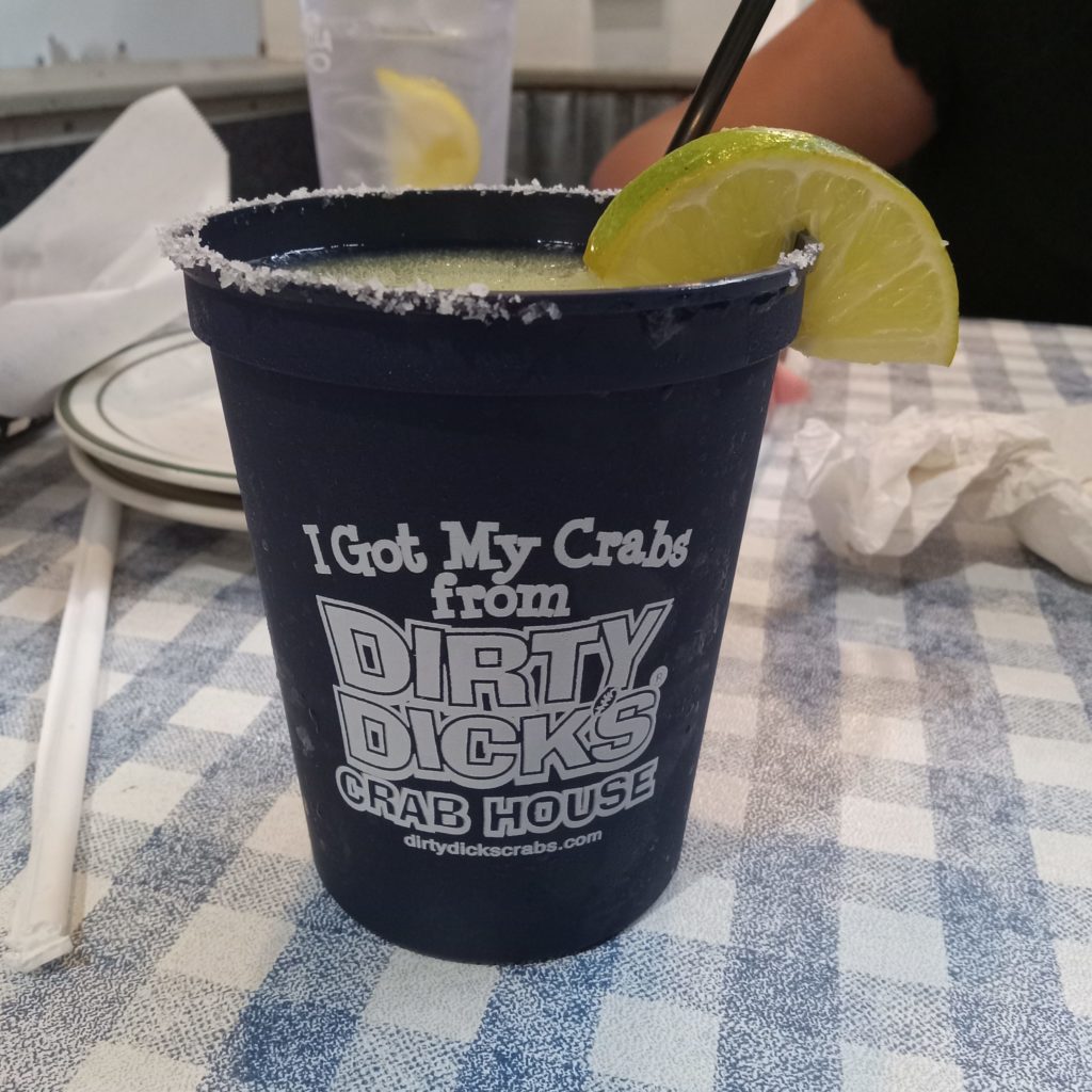 Dirty Dick's Crab House, Panama City Beach restaurants, restaurant review, disappointing dining experience, overpriced seafood, Gator Tail, Soft Shell Crab, margarita review, best restaurants in Panama City Beach, food review