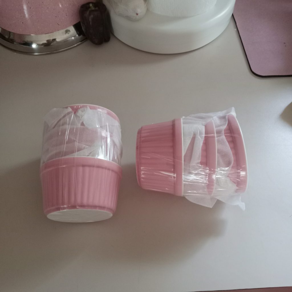 set of 6 pink ramekin baking cups review