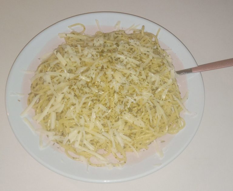 Indulge in the Irresistible Butter Herb & Asiago Angel Hair Pasta