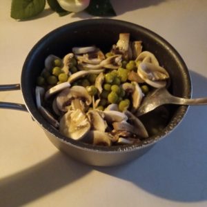 Garlic Mushroom & Sweet Peas Recipe