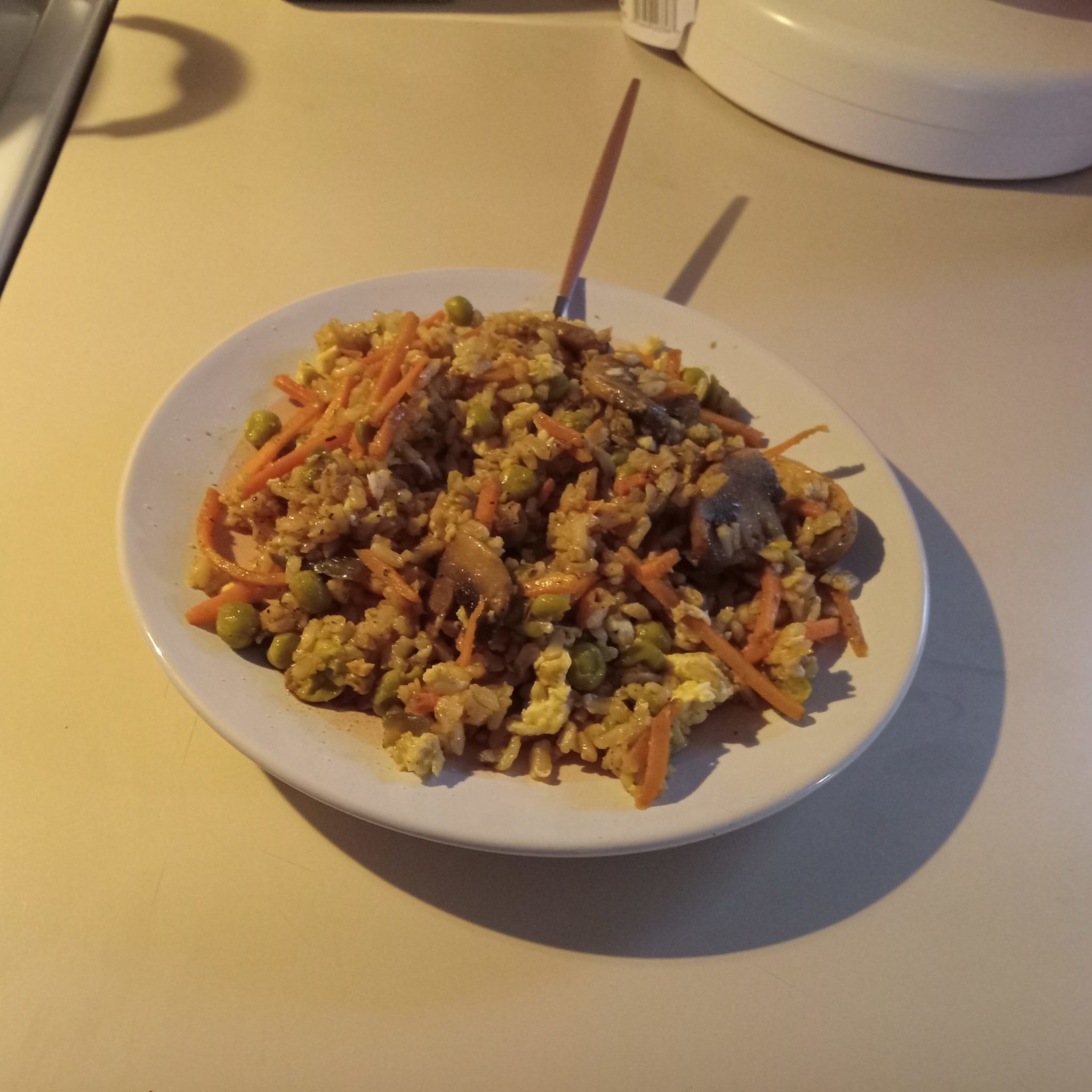 homemade fried veggie rice recipe