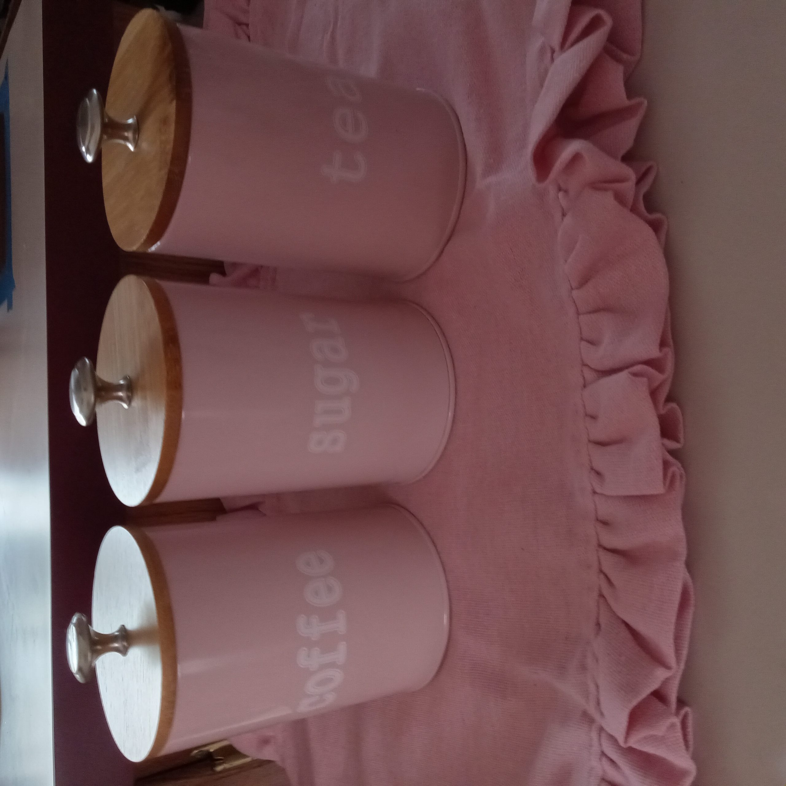 pink canister set