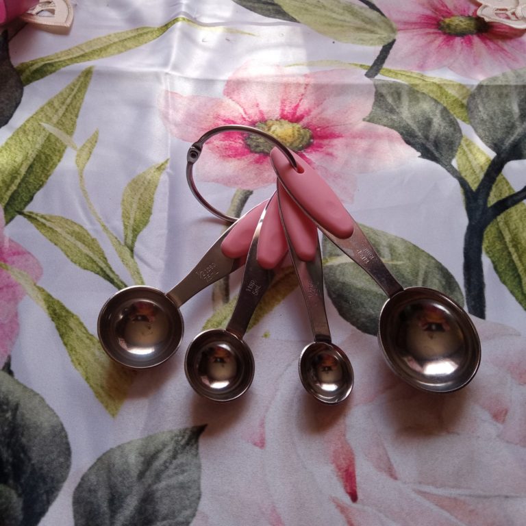 A Perfect Addition to Your Kitchen: The Pink Measuring Spoon Set from Hobby Lobby