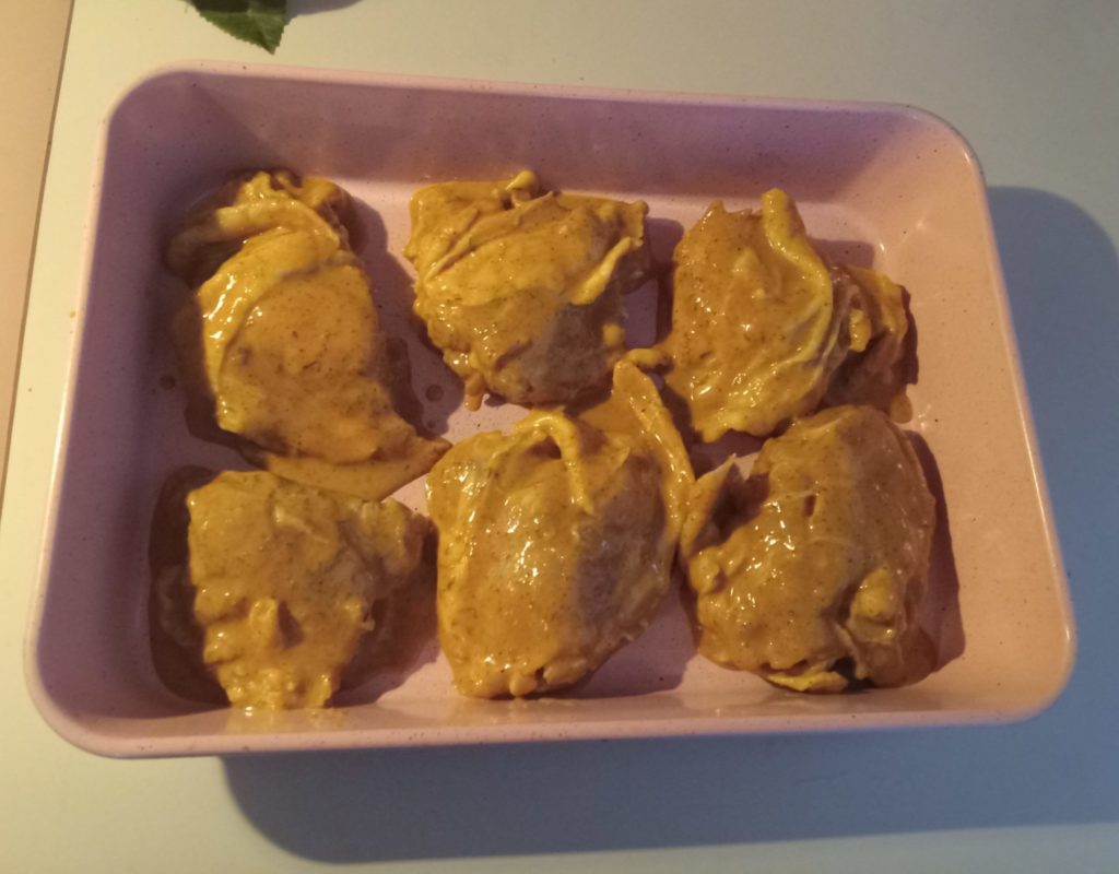 Marinated Sweet & Spicy Chicken Thighs