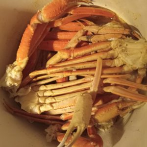 Homemade Cajun Steamed Crab Legs