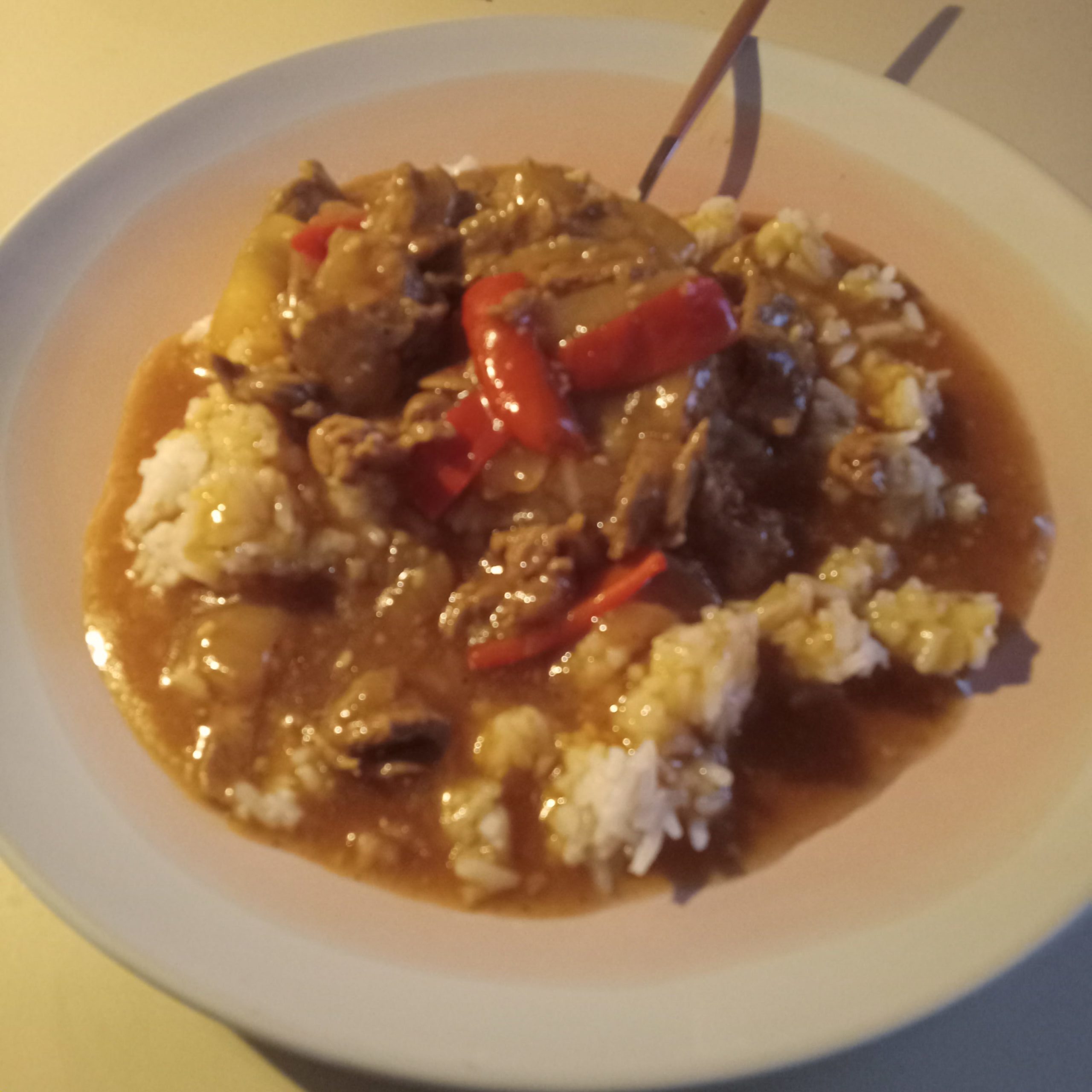 Asian Pepper Steak & Rice Recipe