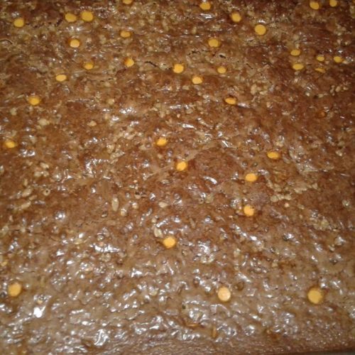 Caramel Toffee Butterscotch Brownies Recipe