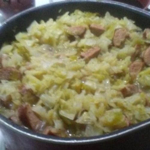 Smoked Sausage & Cabbage Pot Recipe