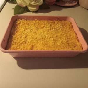 Southern Spiced Cheesy Hominy Casserole Recipe