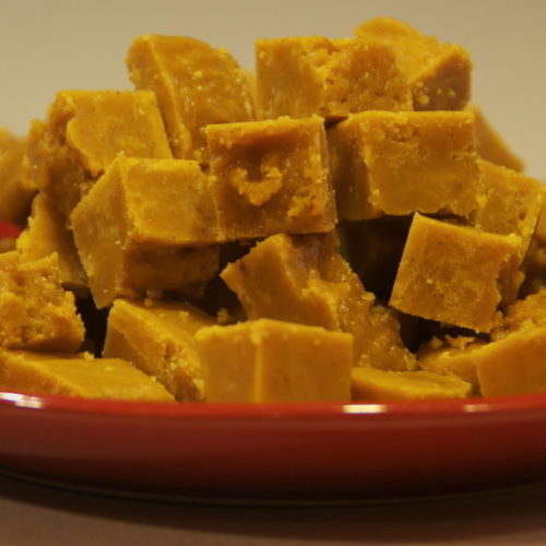 Homemade Pumpkin Fudge