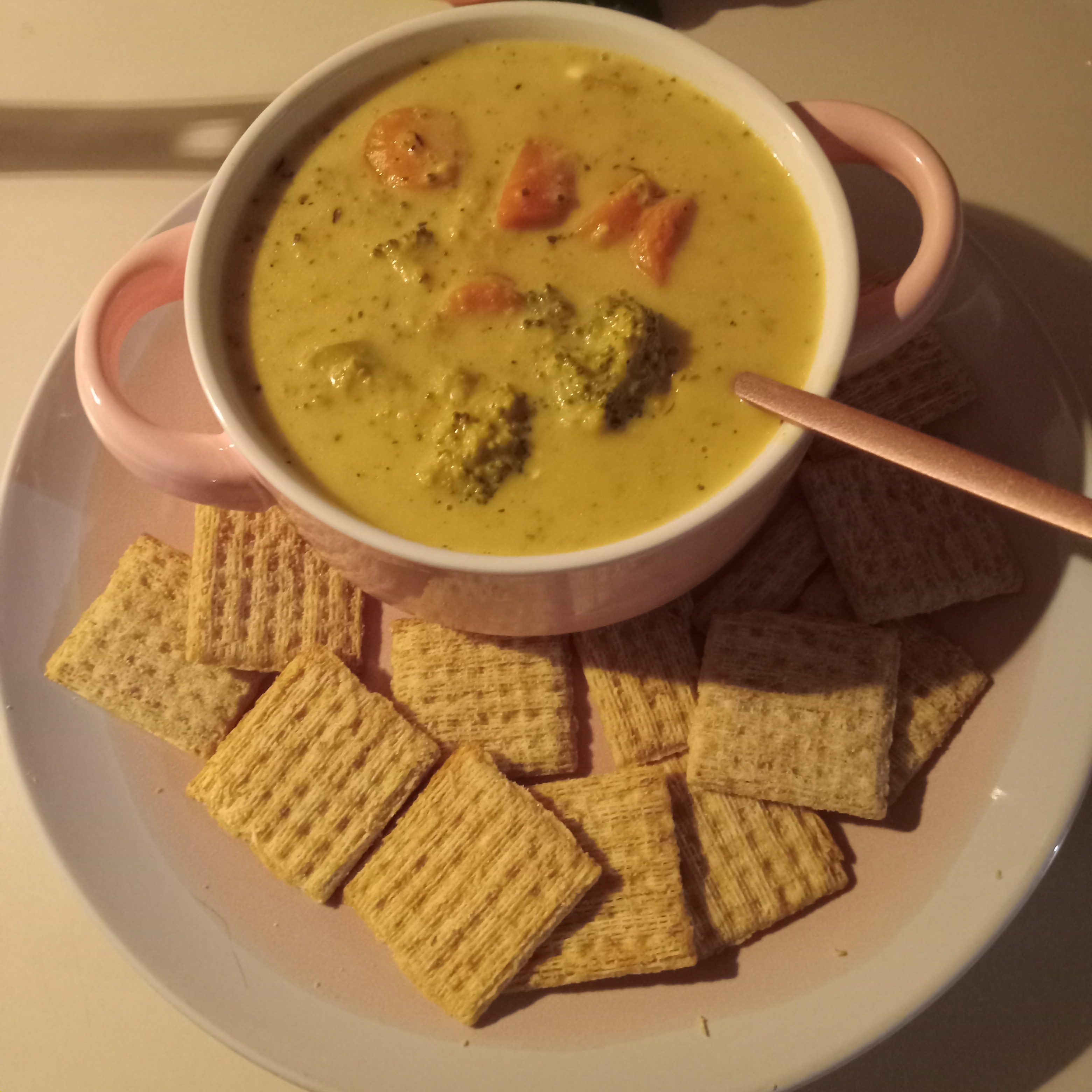 Slow Cooker Broccoli & Cheese Soup