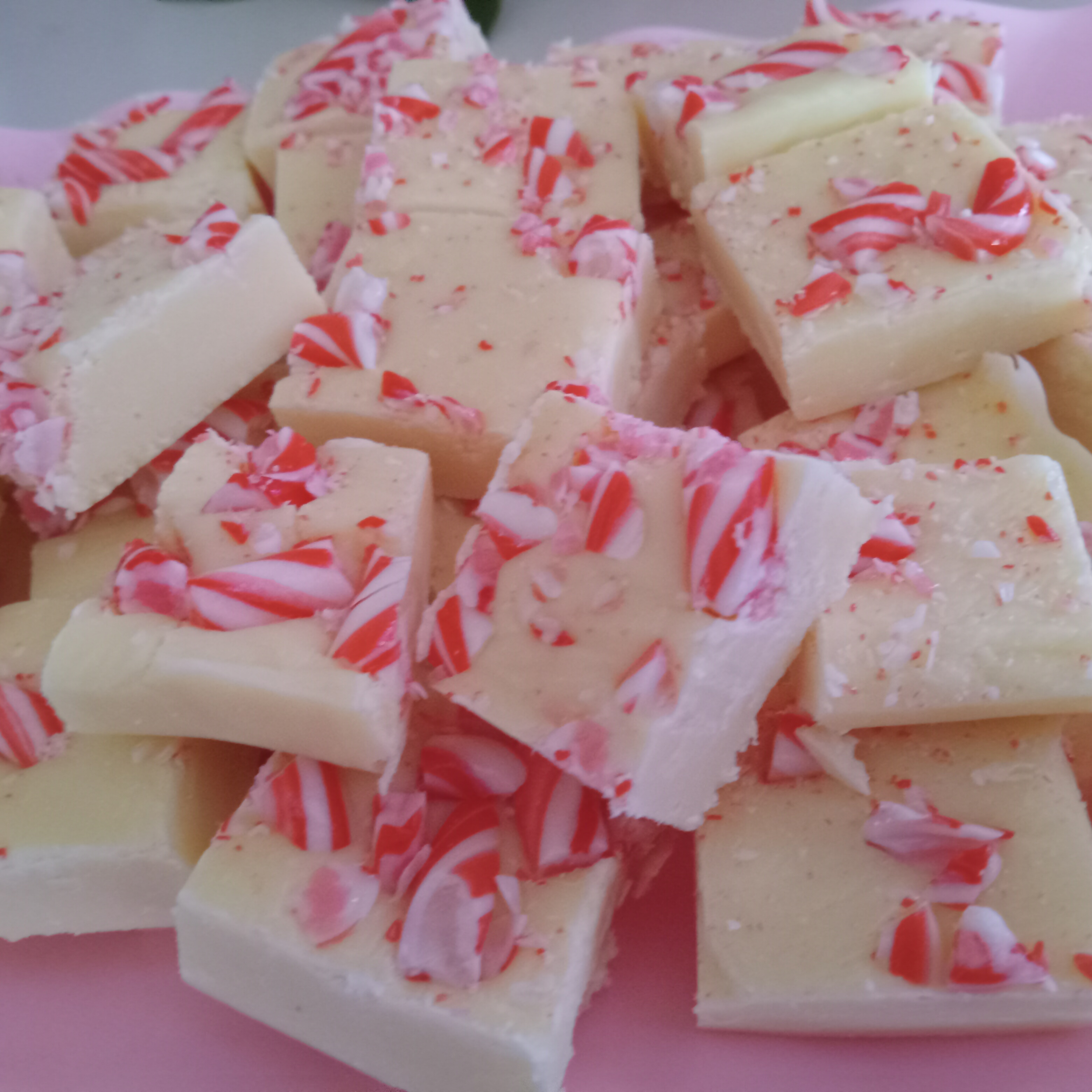 Homemade White Peppermint Fudge