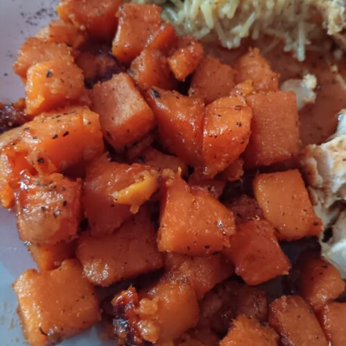 spiced honey sweet potatoes