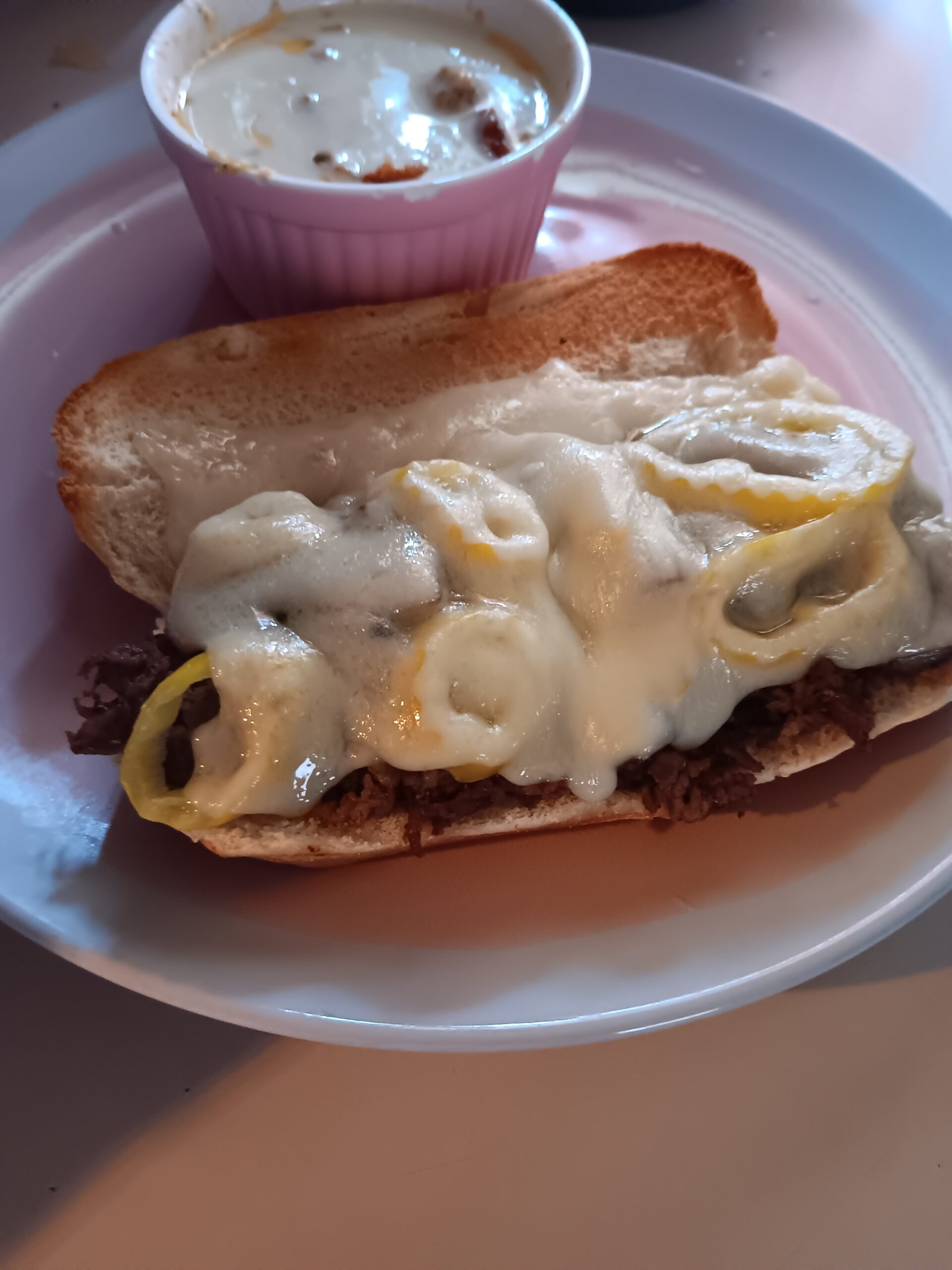 Texas cheese steak sandwich recipe