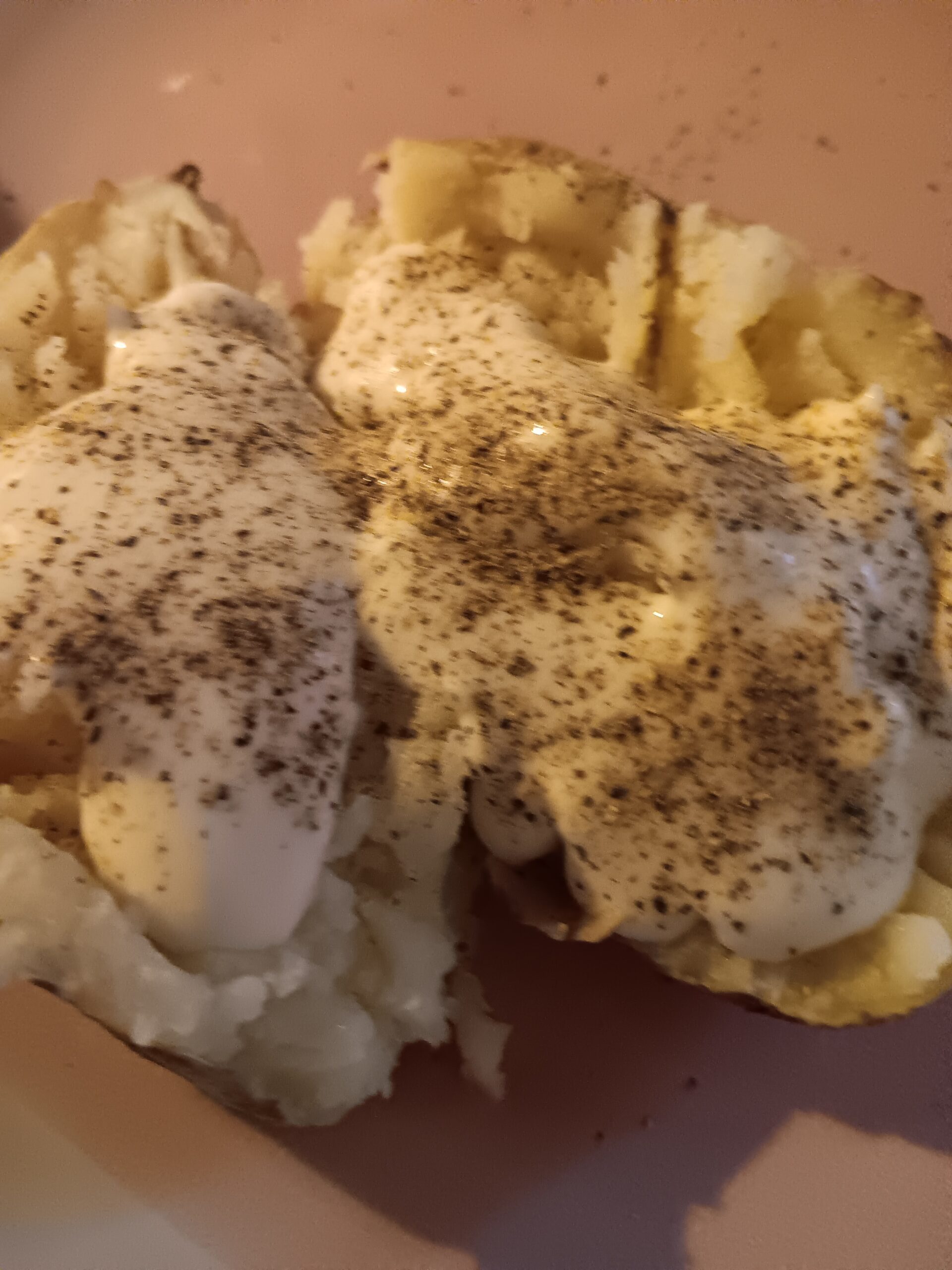 butter ranch black pepper simple easy baked potato