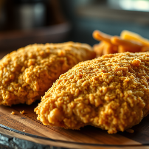 Southern Fried Chicken fried chicken breasts crispy fried chicken Southern food blog comfort food recipe easy fried chicken recipe Southern cooking skillet fried chicken homemade fried chicken flavorful fried chicken recipe