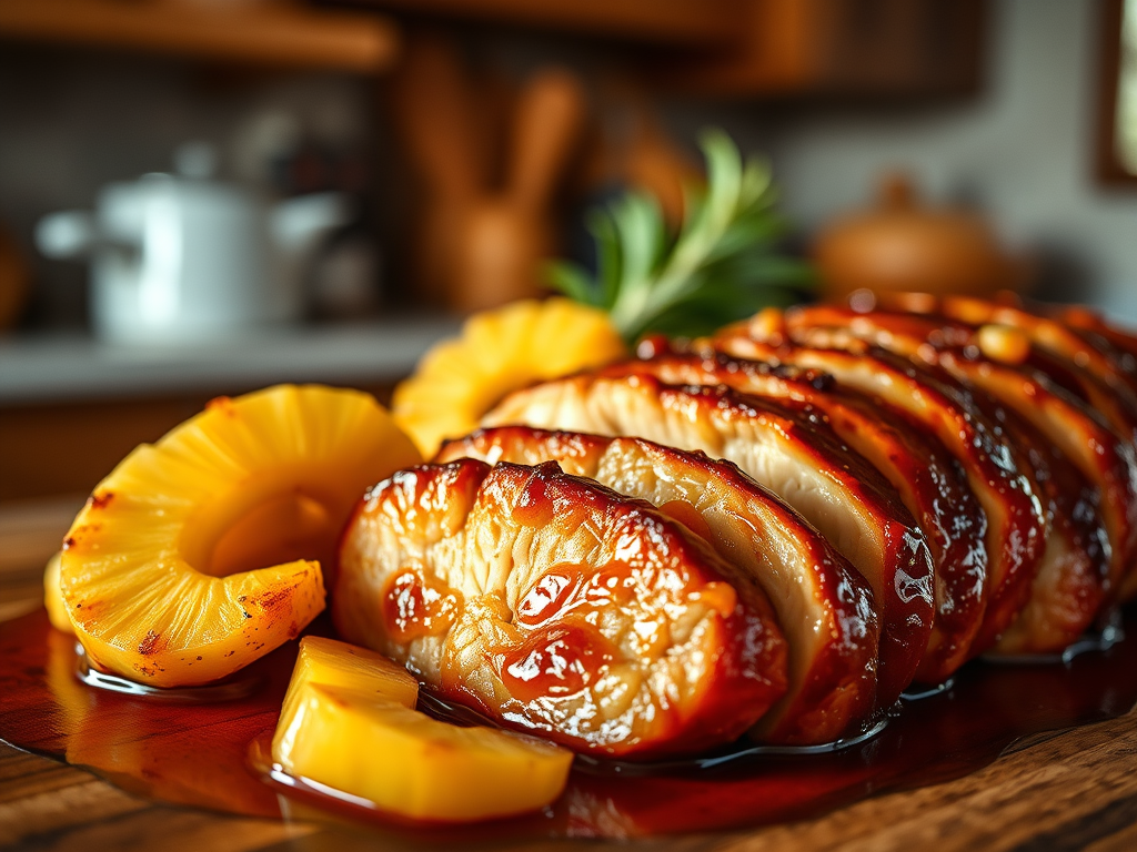 Tropical Flavors: Pineapple Teriyaki Pork Tenderloin Made Easy