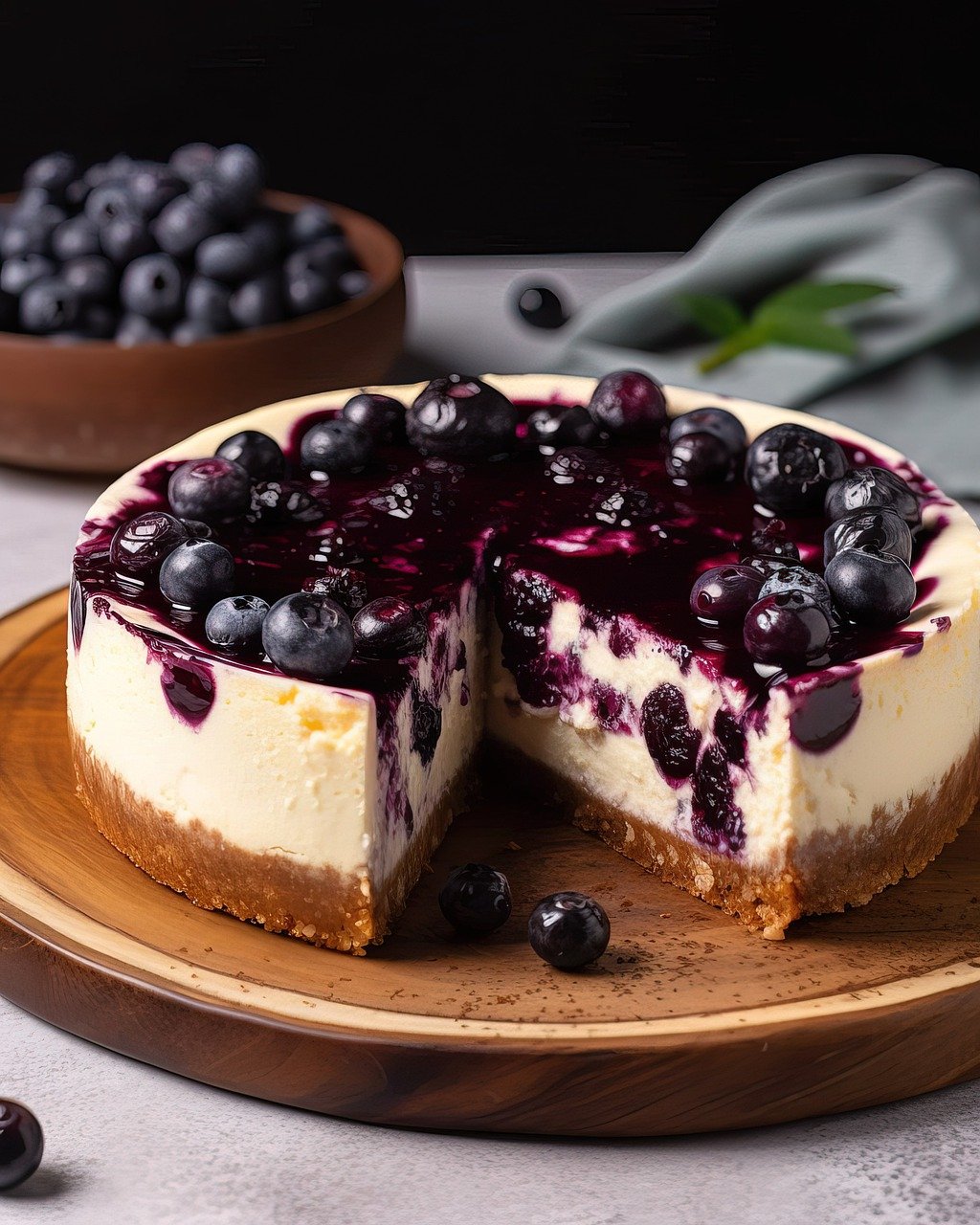 blueberry cheesecake recipe Southern blueberry cheesecake homemade cheesecake with blueberries easy blueberry cheesecake creamy blueberry cheesecake Southern desserts cheesecake with graham cracker crust fresh blueberry dessert fruit cheesecake recipe best blueberry cheesecake