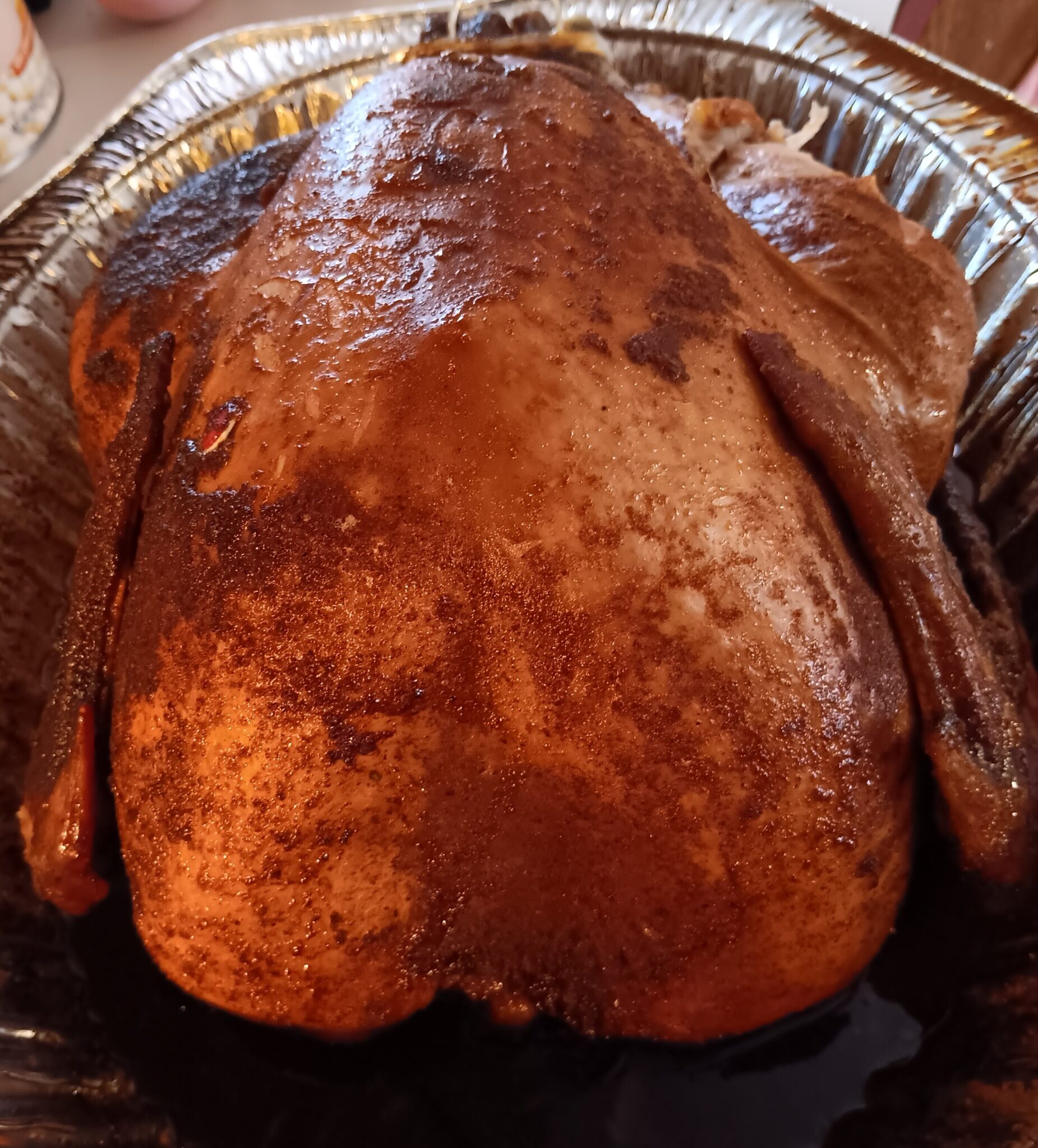 Hot Honey Rubbed Turkey, Hot Honey Turkey Recipe, Thanksgiving Turkey, Southern Turkey Recipe, Sweet and Spicy Turkey, Honey Rubbed Turkey, Spicy Turkey Rub, Holiday Turkey Recipe, Southern Thanksgiving Turkey